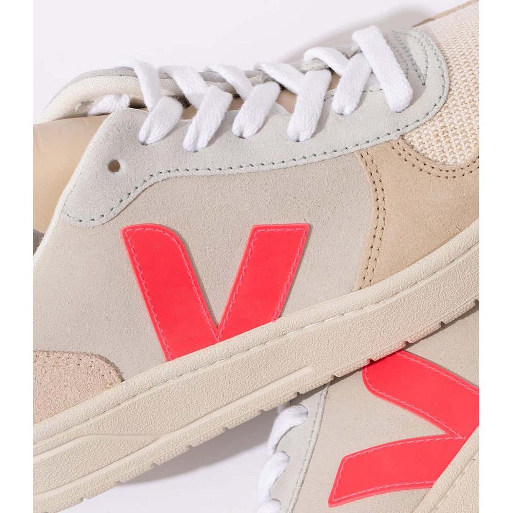 Women's Veja V-10 SUEDE Sneakers Beige | ZA 642XYU